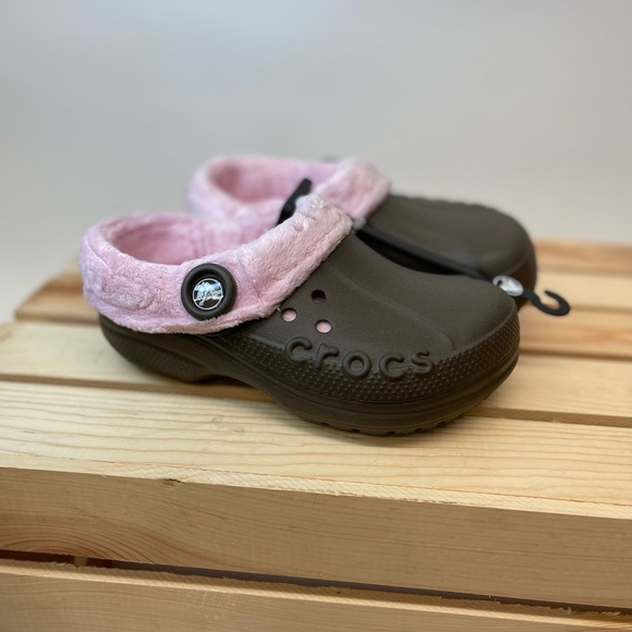 CROCS Shoes Nwt Kids Chocolate With Bubblegum Liner Crocs Poshmark